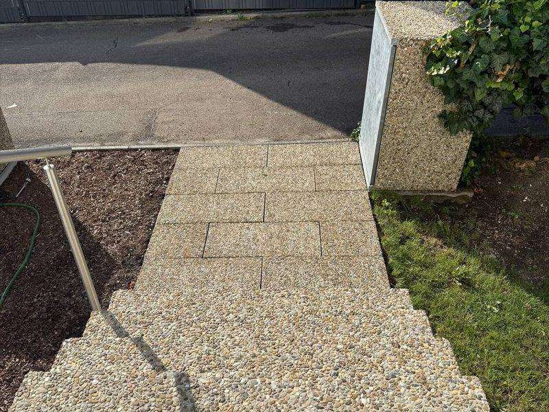 Nachher: Terrassenreinigung